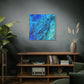 Bespattered Facade Resin Petri Macro Photograph Stretched Matte Canvas Art Prints | Multiple Sizes
