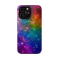 Bespattered Facade Rainbow Universe Impact-Resistant Case