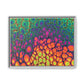 Bespattered Facade Neon Butterfly Framed Canvas Art Print | 3 Frame Colors | Multiple Sizes