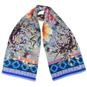 Printed Chiffon Scarf - 3300