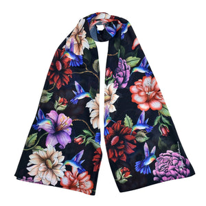 Printed Chiffon Scarf - 3300
