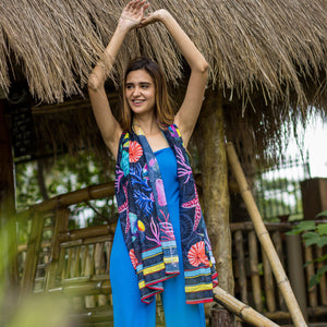 Printed Chiffon Scarf - 3300