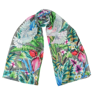 Printed Chiffon Scarf - 3300