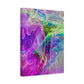 Bespattered Facade Resin Petri Macro Photograph Stretched Matte Canvas Art Prints | Multiple Sizes