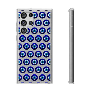 Bespattered Facade Evil Eye Symbol Clear Case