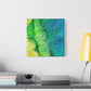 Bespattered Facade Resin Petri Macro Photograph Stretched Matte Canvas Art Prints | Multiple Sizes