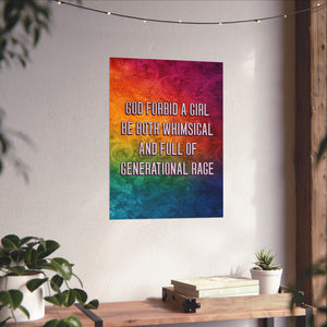 Bespattered Facade "Whimsical and Full of Generational Rage" Giclée Archival Matte Paper Prints
