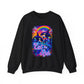 Bespattered Facade Whimsical "Eat the Rich" Orcas Unisex Heavy Blend™ Crewneck Sweatshirt