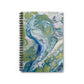 Bespattered Facade Sea Turtle Spiral Notebook - Lined Pages