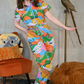Landscape Jumpsuit in Rainbow Farm- Re-Stocked!
