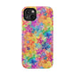 Bespattered Facade Rainbow Stars Impact-Resistant Case