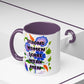 Strong Women Scare Weak Men" Rainbow Flowers Mug | Eight Colors | 11oz or 15oz