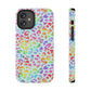 Bespattered Facade Bright Rainbow Leopard Impact-Resistant Case