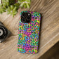 Bespattered Facade Candy Coated Neon Leopard MagSafe Tough Case