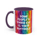 Bespattered Facade All-Seeing Butthole Rainbow Mug | Eight Colors | 11oz or 15oz