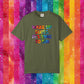 Bespattered Facade Rainbow Wake Up Colorful LGBTQ+ Pride Premium Unisex Comfort Colors Garment Dyed 100% Cotton T-Shirt