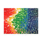 Bespattered Facade Rainbow Seaside Stretched Matte Canvas Art Prints | Multiple Sizes