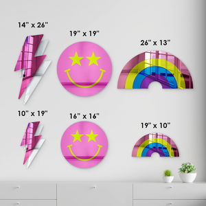 Bundle | Retro Cool 3-Piece Set | Rainbow, Smiley Face, Lightning Bolt