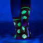 Laser BassFace Melt Supreme Crew Socks - UV Reactive