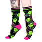 Laser BassFace Melt Supreme Crew Socks - UV Reactive