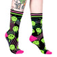 Laser BassFace Melt Supreme Crew Socks - UV Reactive