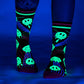 Laser BassFace Melt Supreme Crew Socks - UV Reactive