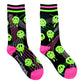 Laser BassFace Melt Supreme Crew Socks - UV Reactive