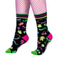 Tiny Trinkets Crew Socks - UV Reactive