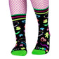Tiny Trinkets Crew Socks - UV Reactive
