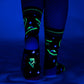 Spaced Out Alien Crew Socks - UV Reactive