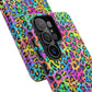Bespattered Facade Candy Coated Neon Leopard Tough Case