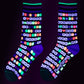Kandi Land Crew Socks - UV Reactive