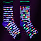 Kandi Land Crew Socks - UV Reactive