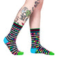 Kandi Land Crew Socks - UV Reactive