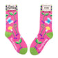 Trippy Clippies Crew Socks - UV Reactive