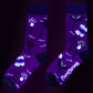 Trippy Clippies Crew Socks - UV Reactive