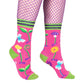 Trippy Clippies Crew Socks - UV Reactive