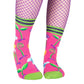Trippy Clippies Crew Socks - UV Reactive