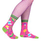 Trippy Clippies Crew Socks - UV Reactive