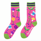 Trippy Clippies Crew Socks - UV Reactive