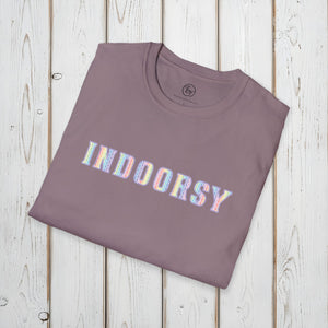 Bespattered Facade Pastel Indoorsy Colorful Unisex Softstyle T-Shirt