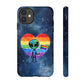 Bespattered Facade Rainbow Extraterrestrial Pride Tough Case