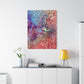 Bespattered Facade Resin Petri Macro Photograph Stretched Matte Canvas Art Prints | Multiple Sizes