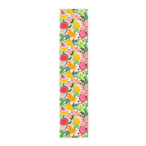 Bespattered Facade Colorful Fruits Table Runner (2 sizes)