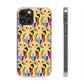 Bespattered Facade 90s Flashback Rainbow Trolls Clear Case