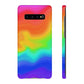 Bespattered Facade Rainbow Heat Map Snap Case