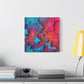 Bespattered Facade Resin Petri Macro Photograph Stretched Matte Canvas Art Prints | Multiple Sizes