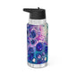 Bespattered Facade Galaxy Insulated Gator Flip-Top Stainless-Steel Tumbler 32oz