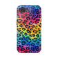Bespattered Facade Rainbow Watercolor Leopard MagSafe Tough Case