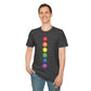 Bespattered Facade Rainbow Dots Unisex Softstyle T-Shirt